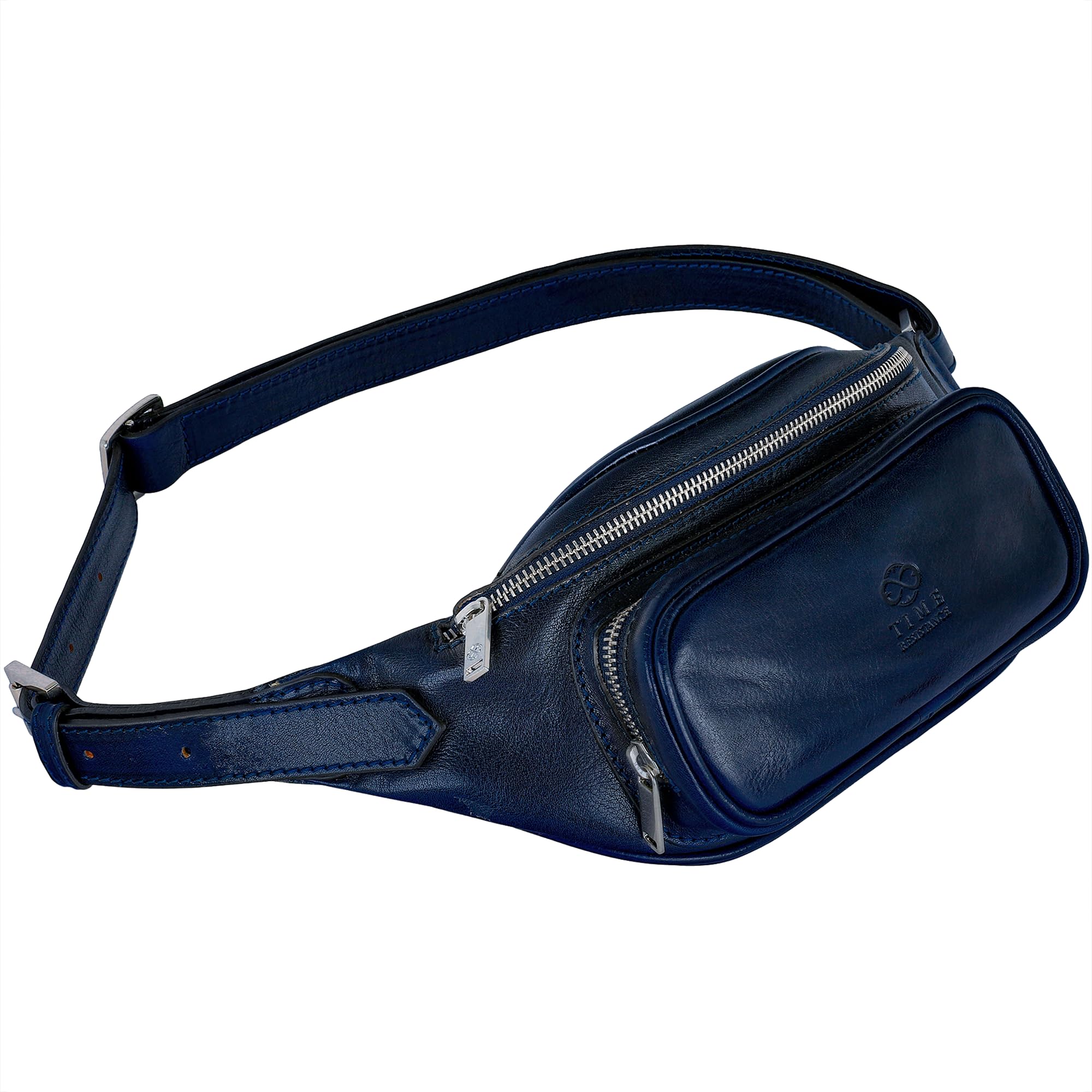 Leather Waist Pack | Belly Bag | Waist Bag| Leather Belt Bag | Leather Fanny Pack Handmade in Italy – Time Resistance