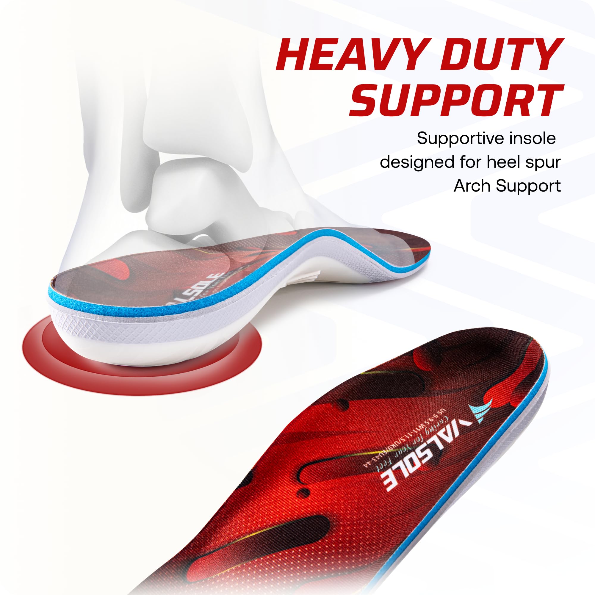 Soletta ortopedica con cuscinetto plantare - FootWave™ - per fascite plantare / per piede piatto Soletta ortopedica con cuscinetto plantare - FootWave™ - per fascite plantare / per piede piatto