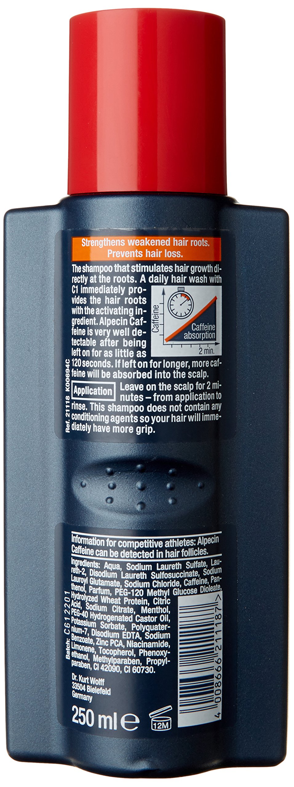 Alpecinin C1 szampon kawowy 250 ml [3]