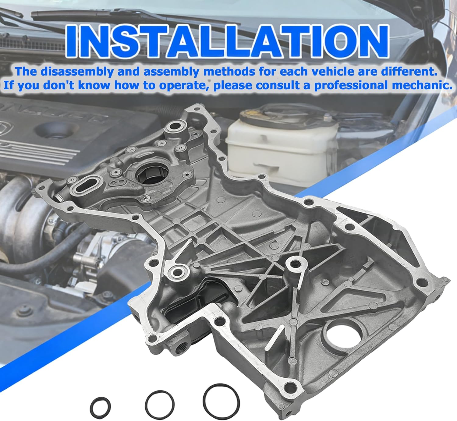 M532 Engine Oil Pump Compatible with Honda Civic 2006-2015 Hr-V 2016-2022 L4 1.8L 15100R1AA01 15100RNCT01