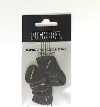 Pickboy Edge, Sharp Tip, Carbon/Nylon, 1.14mm, 10 picks