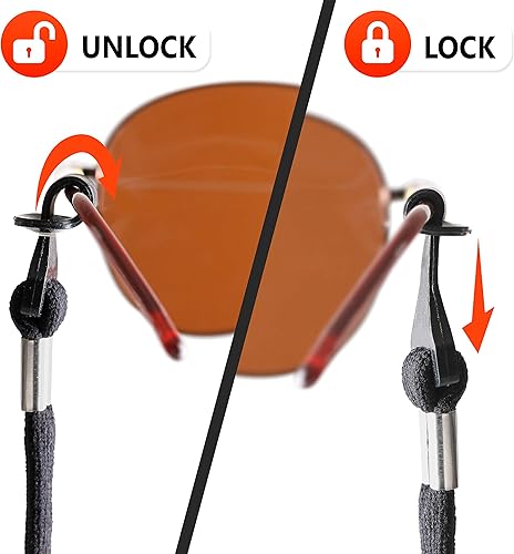 Miniatura 2 de SIGONNA Correa de soporte para lentes de ojos, correas para gafas para hombres y mujeres, soportes para anteojos alrededor del cuello, cadena