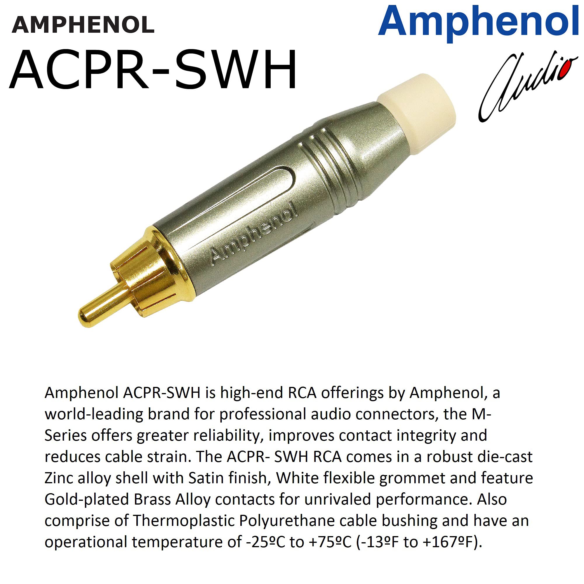 Amazon.com: WORLDS BEST CABLES: Mogami 2534 - Amphenol ACPR RCA