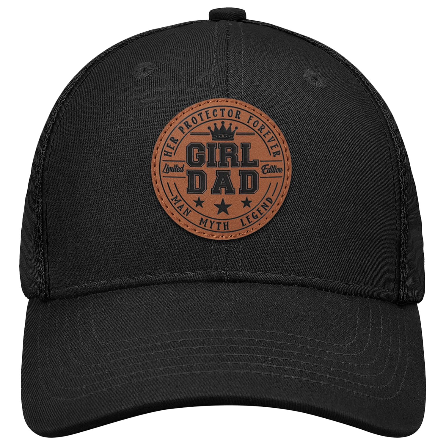 World's Best Dad Ever Trucker Hat Baseball Cap Fathers Day Birthday Gifts for Dad from Daughter Son Black Fathers Day Hat