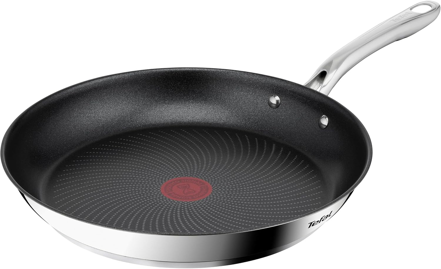 Tefal Premium Edelstahl Bratpfanne 30cm mit Antihaftversiegelung & Thermo-Signal™ – Ideal zum Braten von Fisch, Fleisch & Gemüse Tefal Premium Edelstahl Bratpfanne 30cm mit Antihaftversiegelung & Thermo-Signal™ – Ideal zum Braten von Fisch, Fleisch & Gemüse