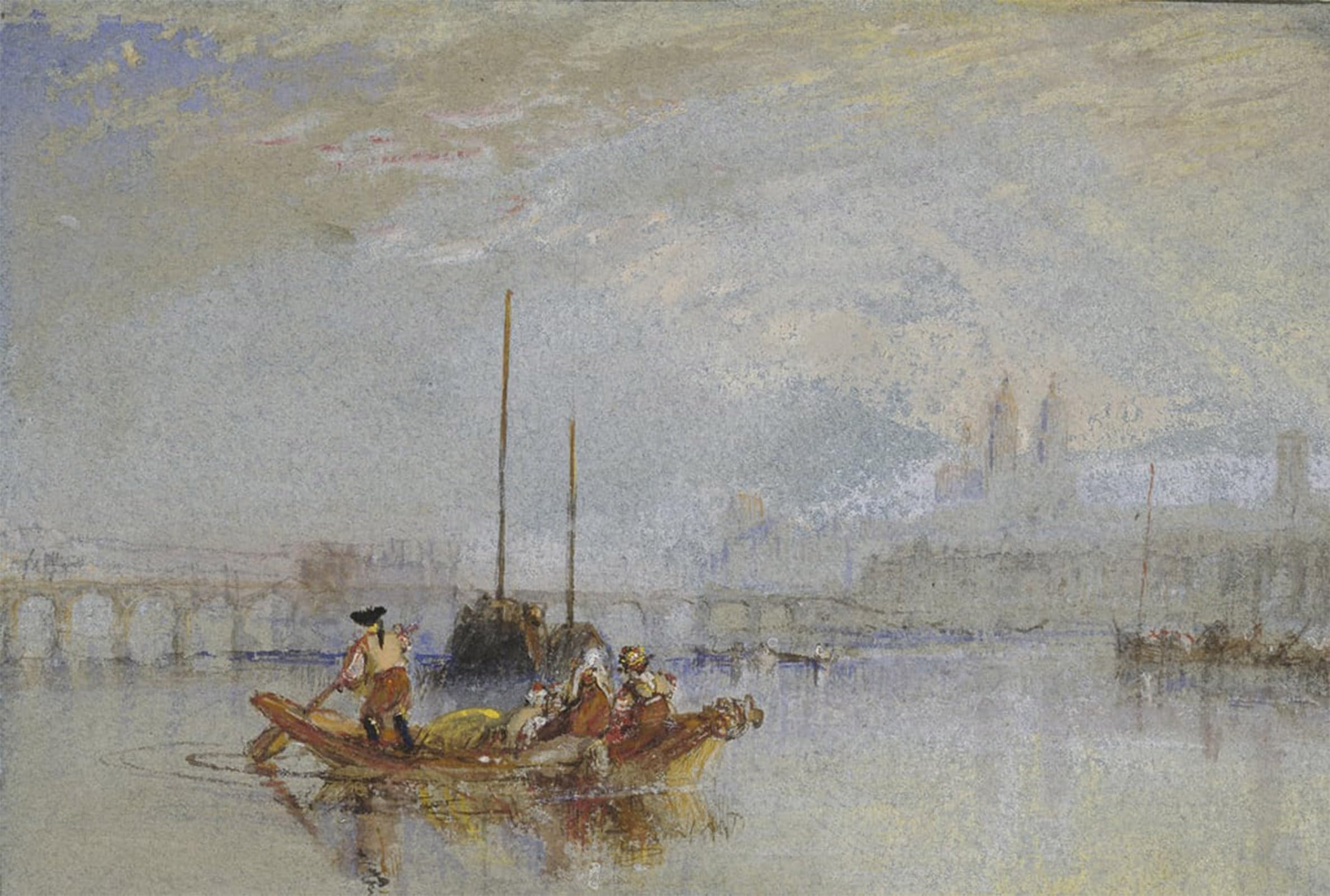 SERENDIPITP Vintage Picture Print on Canvas Wall Art Poster Tours by Mallord William Turner Artwork Print Poster for Wall Decor 60x90cm