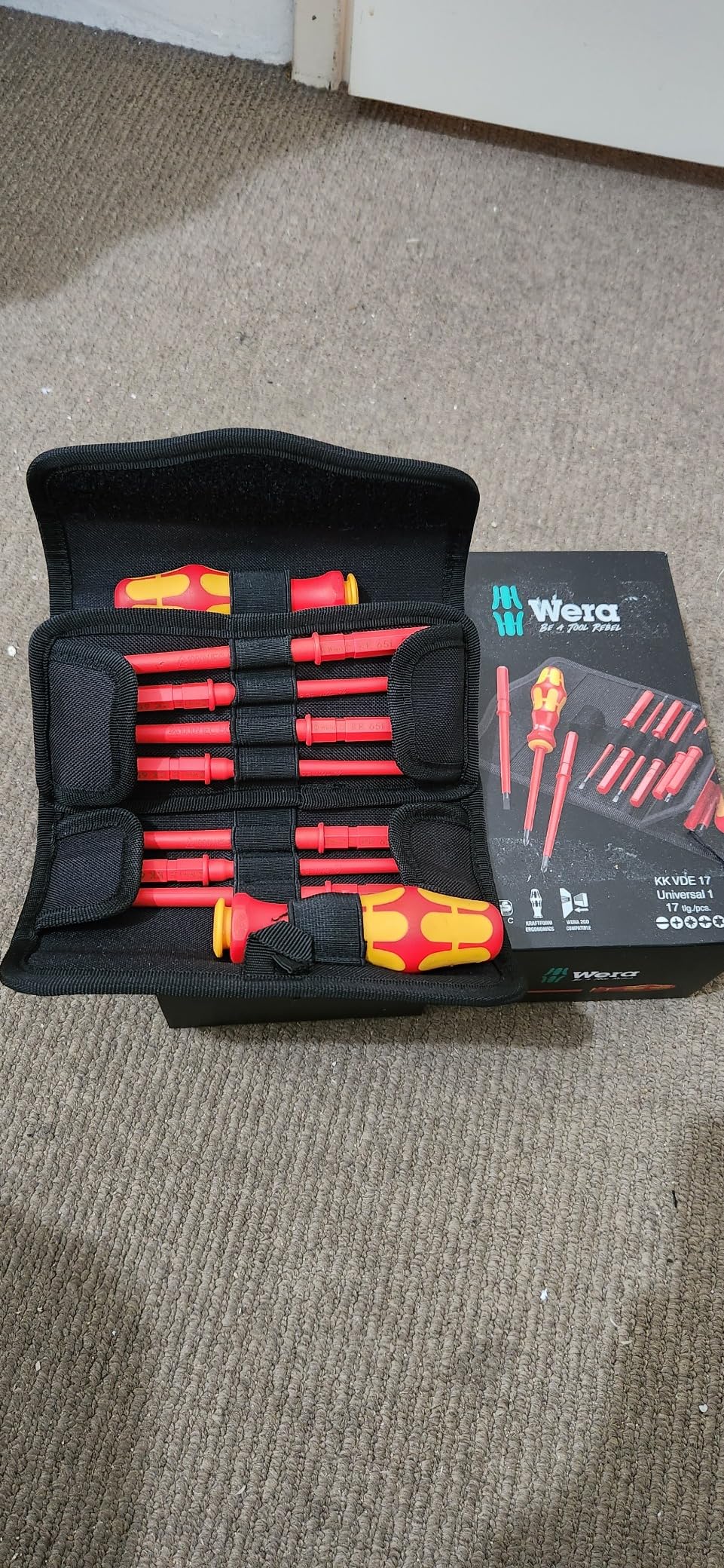 WERA 05059030001 Kraftform Kompakt VDE 17 Universal 1, 17 Pieces photo review