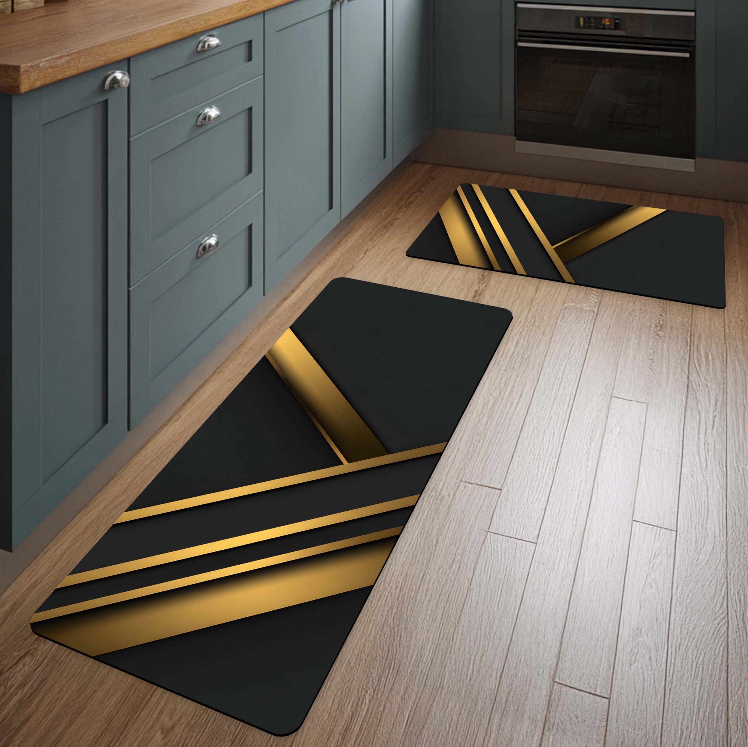 TURTLEWINGS Kitchen Floor Mats - Absorbent & Non-Slip -18 TURTLEWINGS Kitchen Floor Mats - Absorbent & Non-Slip -18