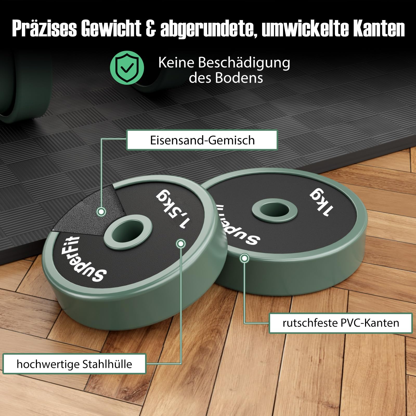COSTWAY Zestaw hantli 4 w 1, 20 kg, zestaw hantli regulowanych, w tym hantle ze sztucznego hantla, długie hantle kettlebells i pompki, zestaw hantli z rurą łączącą do treningu siłowego, domu, na