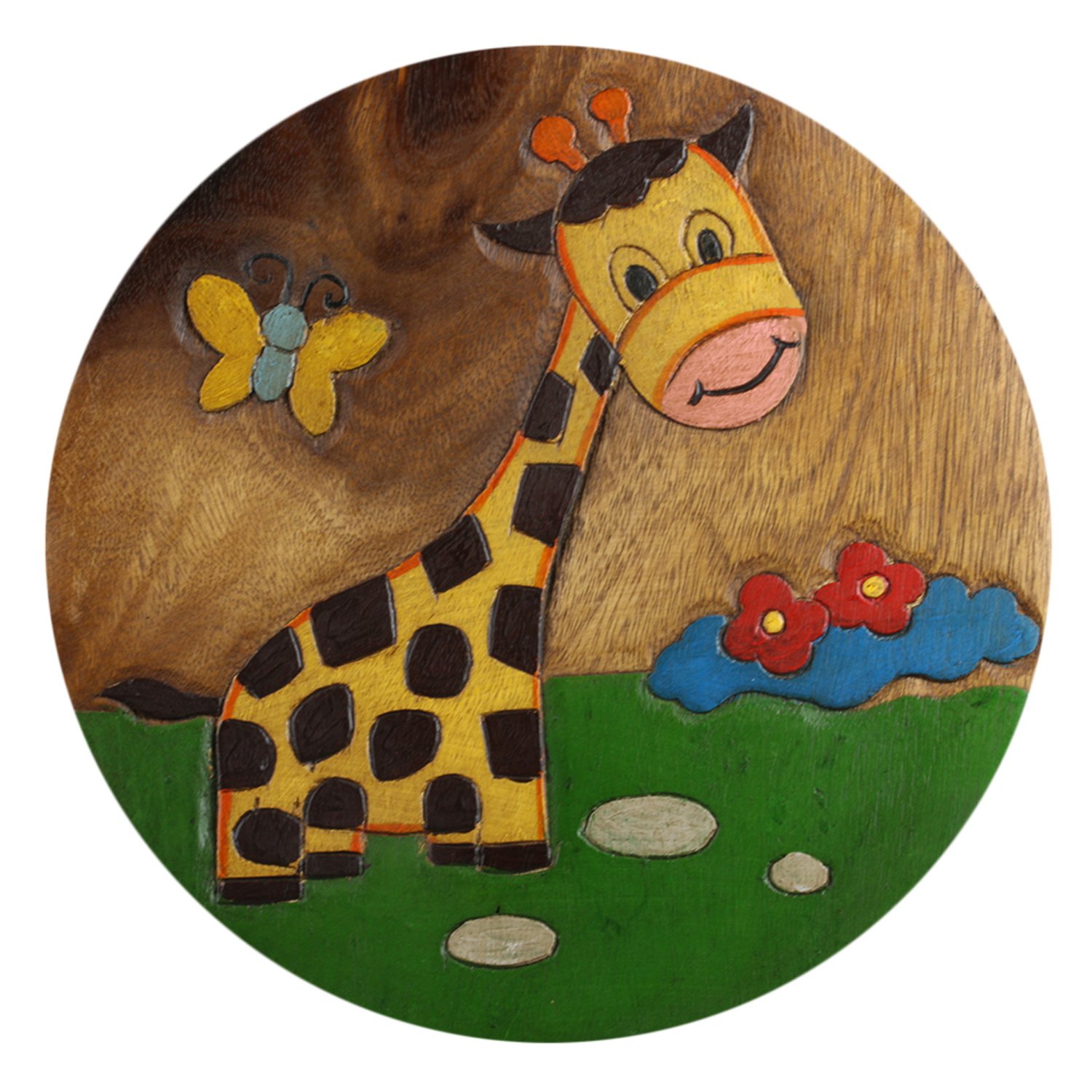 ART-CRAFT KH001 Kinderhocker Holz Schemel mit verschiedenen 