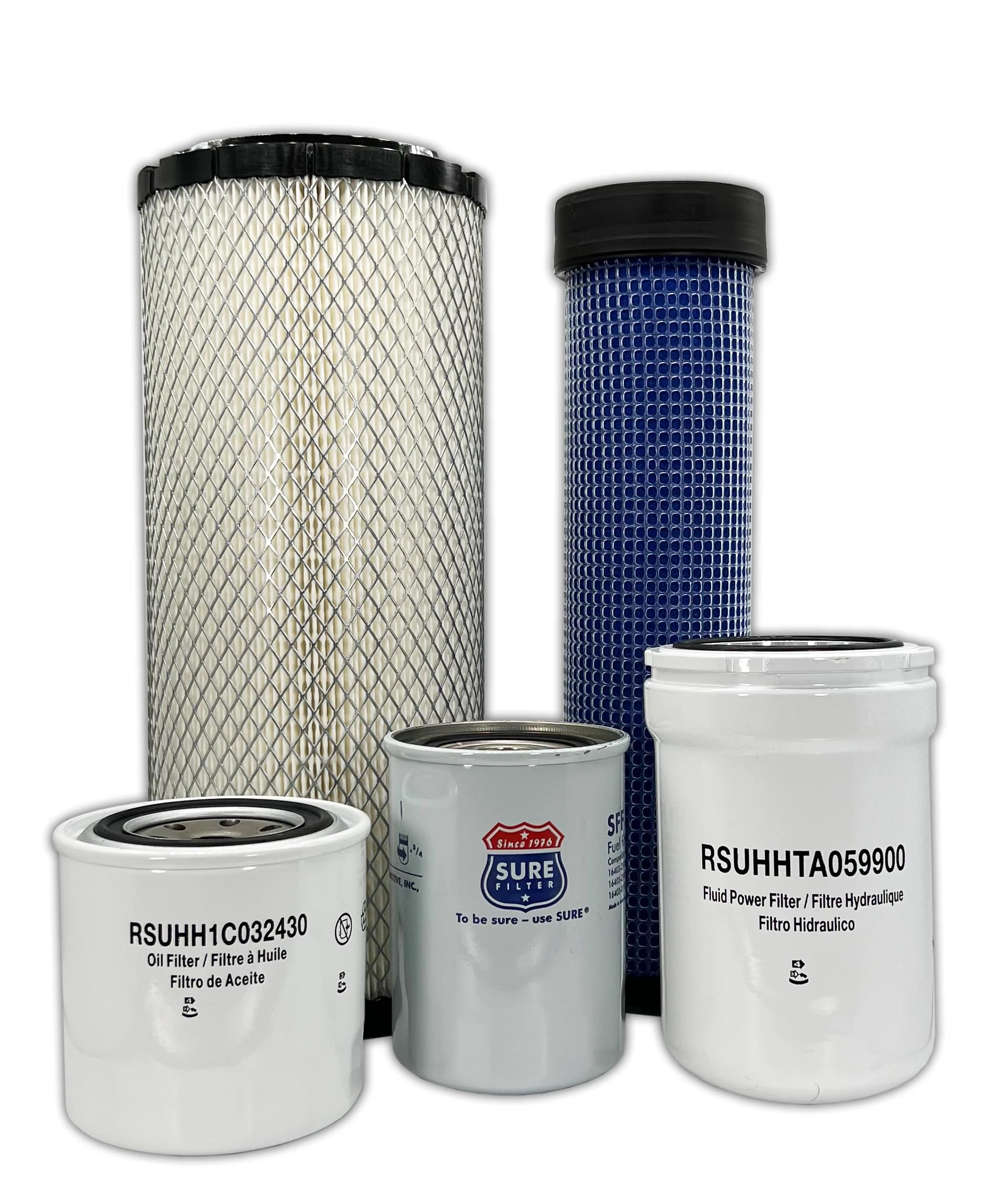 HERO Maintenance Filter Kit For Kubota SSV75 Skid Steer