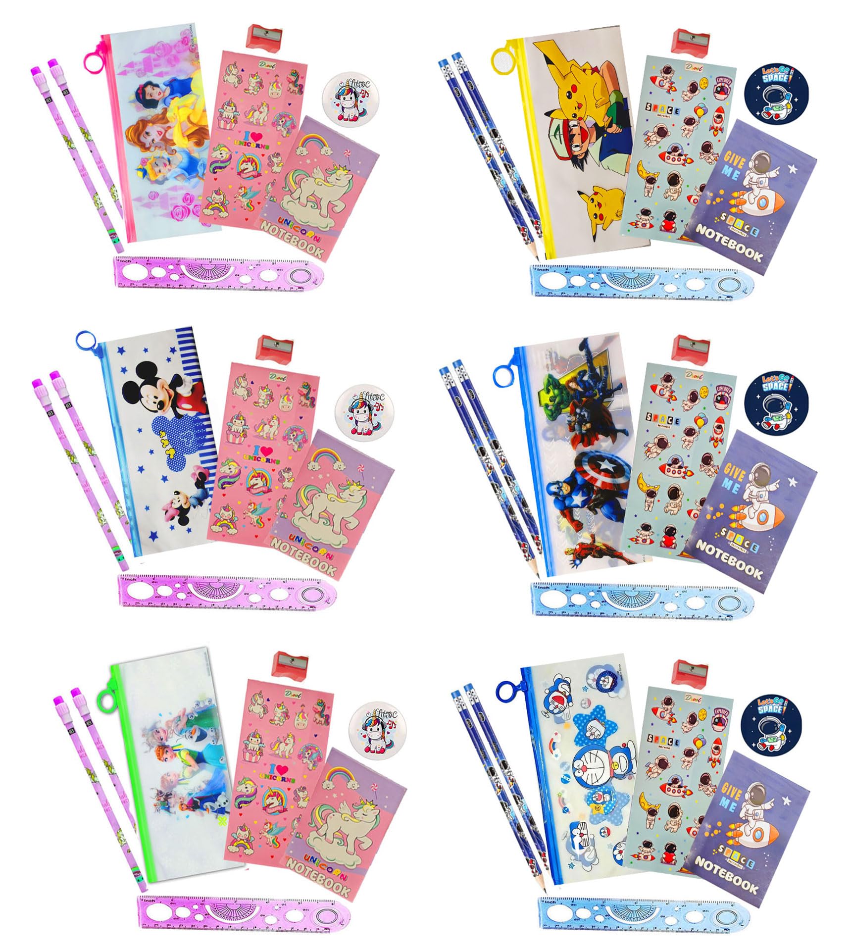 SHUDAUSHI Polyester Party Favor Return Gift In Bulk For Kids, Navratri Gift Set Of 6 Pouch Stationery Each Pack Include Pouch, Best Return Gift For Kids (Style 1), Multicolor (B0CXTGZGWG) Amazon Price History, Amazon Price Tracker
