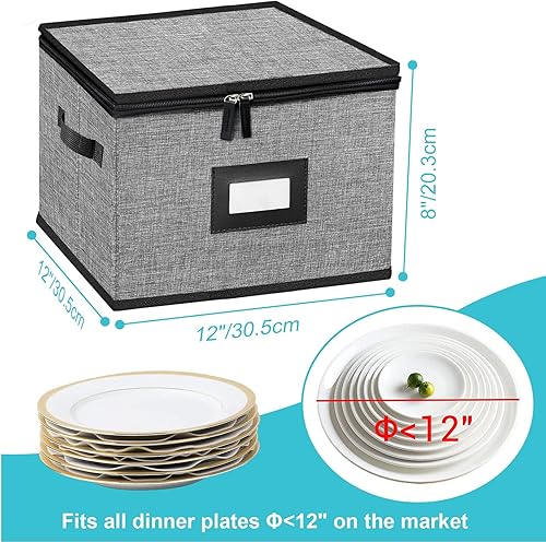 Miniatura 6 de Contenedores de almacenamiento de China - Contenedores acolchados de almacenamiento de platos con carcasa dura para transporte en movimiento,