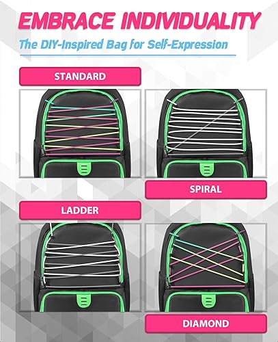 Miniatura 2 de Mochila de baloncesto para hombres y mujeres con compartimento para pelotas y zapatos, capacidad de 30 L, ligera, transpirable, para niños y niñas,