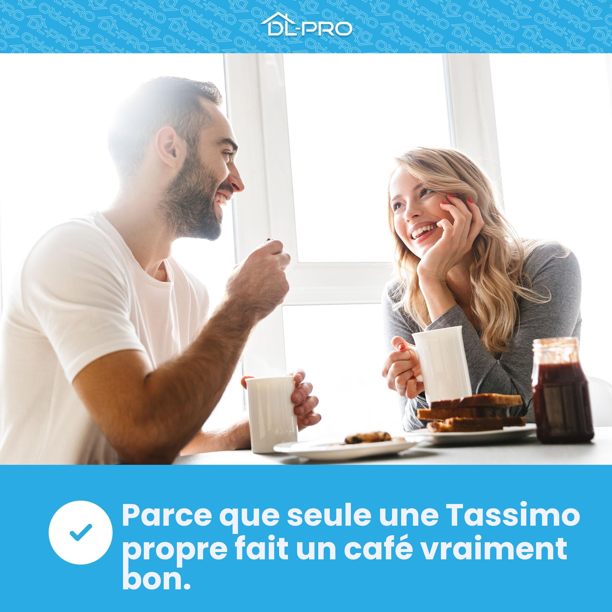 DL-pro Disque de nettoyage T-Disc jaune pour Bosch Siemens 17001490 00576836 compatible avec Tassimo la machine à café à capsules pour le nettoyage et le détartrage automatique