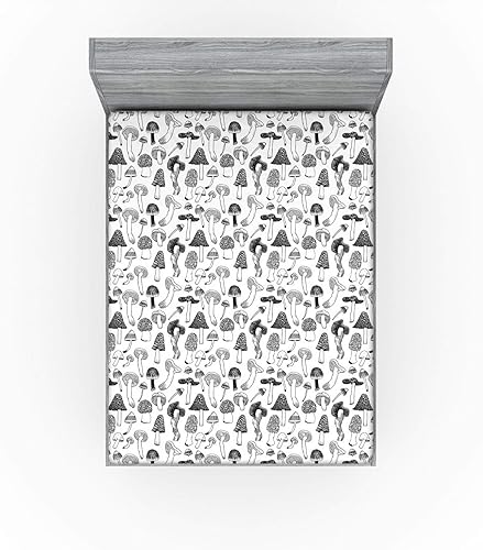 Miniatura 7 de Ambesonne Sábana bajera de galaxia, galaxia en espiral en el espacio exterior Andrómeda, nebulosa, estrella, polvo, universo, astronomía, funda de