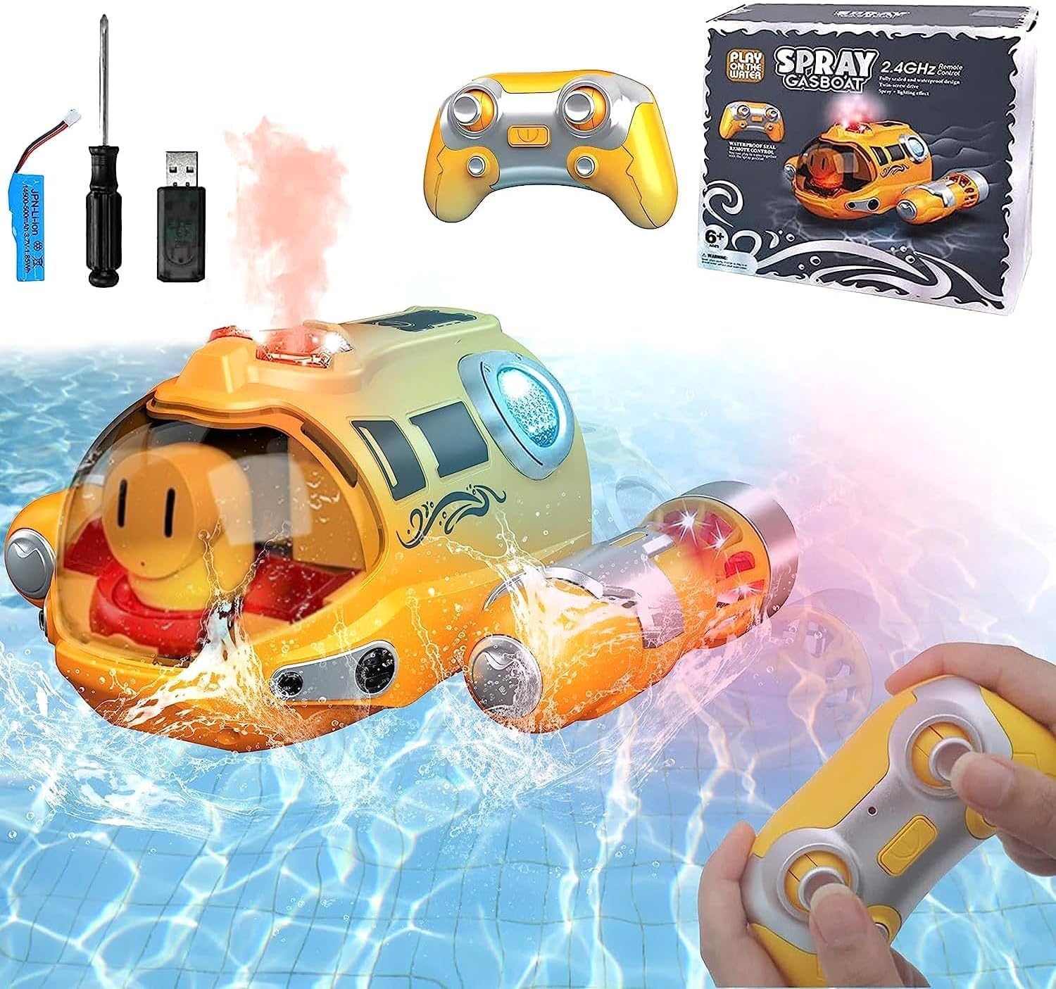Acrebow Remote Control Pool Toys for Kids 612, 2.4GHz Fast