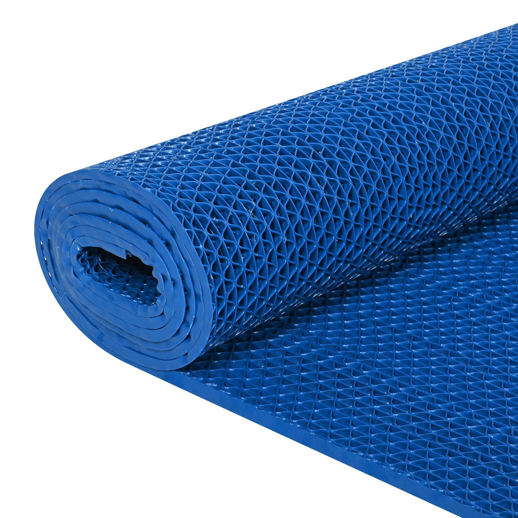 MYOYAY Alfombrilla de ducha de PVC con drenaje de 300 x 90 cm, antideslizante, para sauna, baño, antideslizante, 5,5 mm de grosor, comercial, para piscina, cocina, balcón
