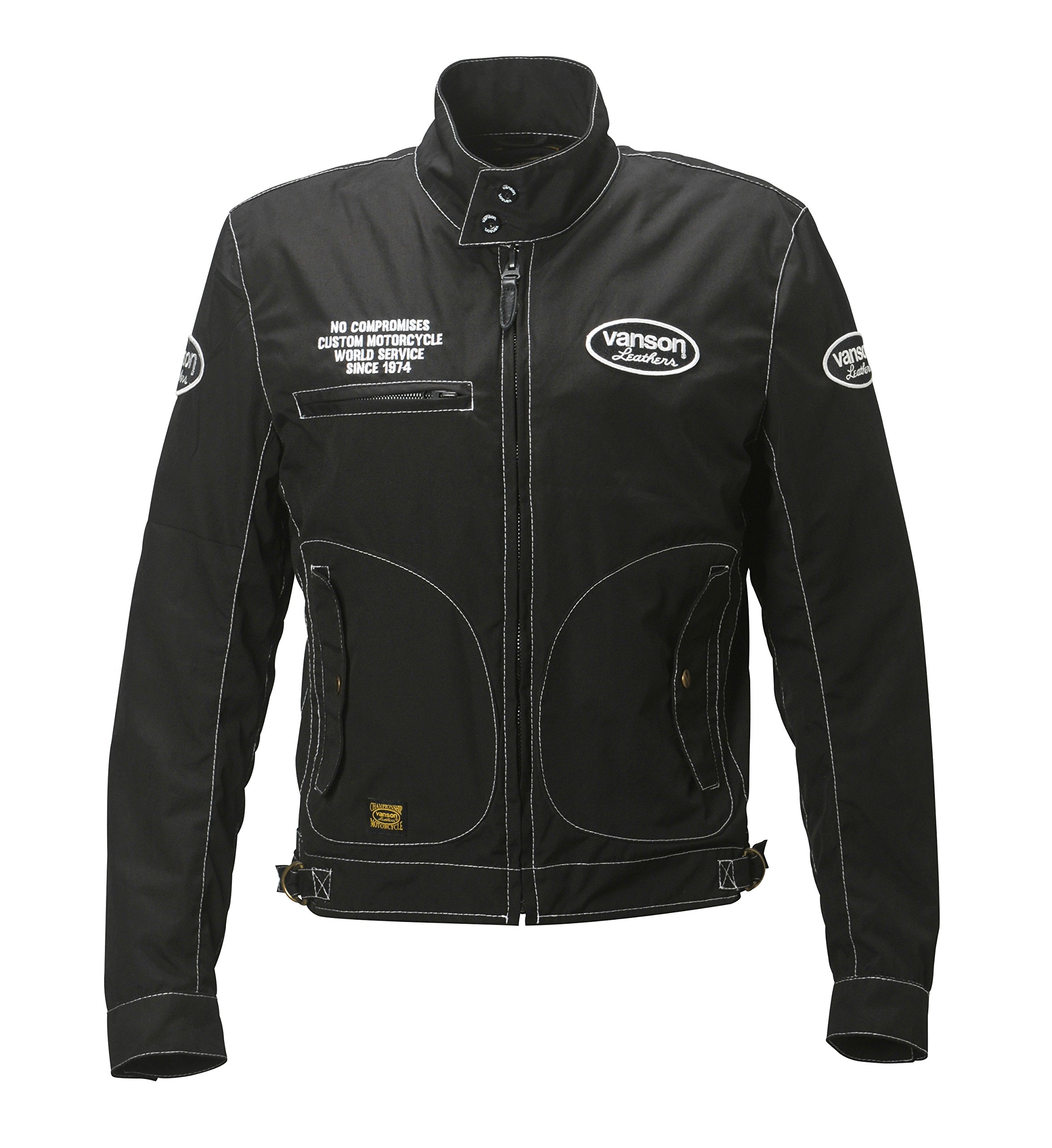 Amazon | VANSON(バンソン) コットンジャケット BLACK XL VS15105S