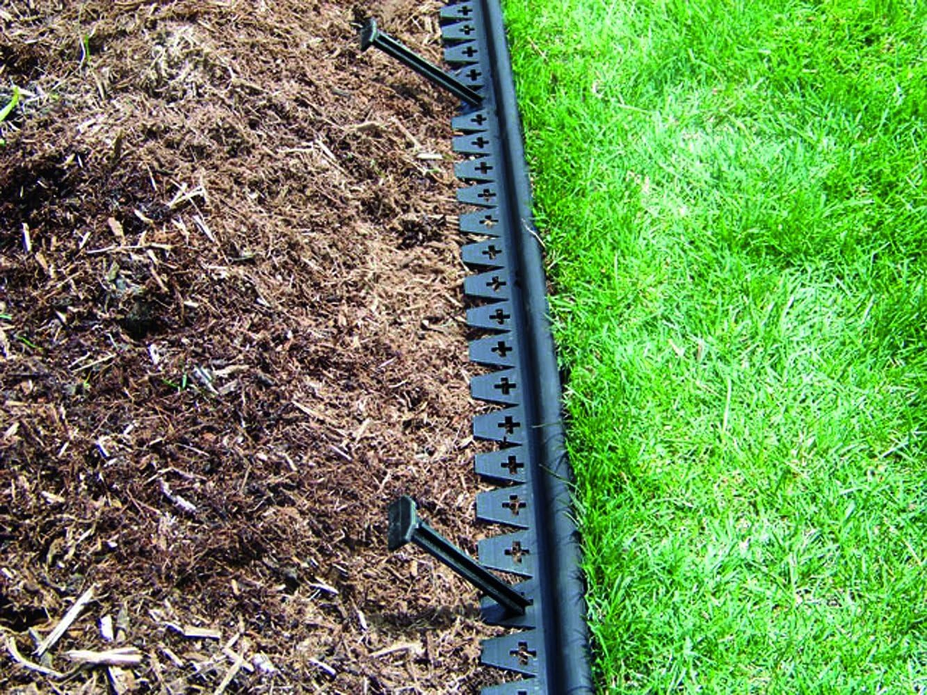 EDG-20 GMC Easy Diamond Ground Lawn Edging, 20', Black