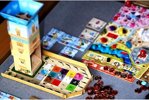Miniatura 2 de Queen Games Marrakech Essential Edition - Juego de mesa de estrategia, a partir de 14 años, 2-4 jugadores, 90-120 minutos