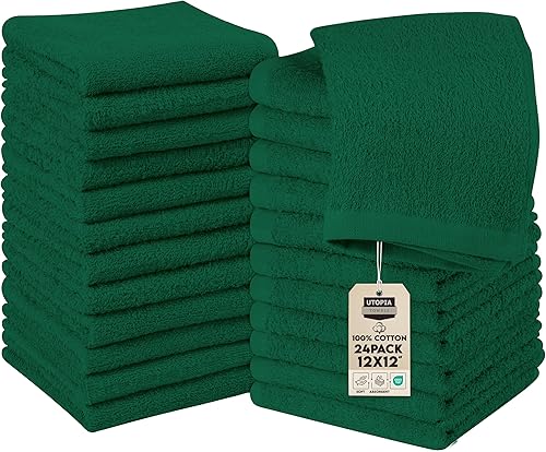 Vista 58 de Utopia Towels Juego de paños de algodón 100% hilado en anillo, paños de franela de gama alta, altamente absorbentes y suaves al tacto, paquete