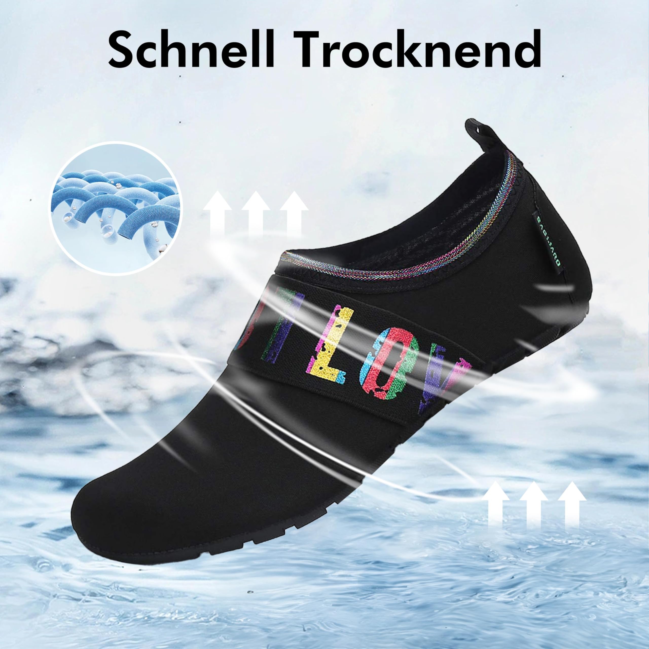 SAGUARO Scarpe da Scoglio Donna Uomo da Immersione Scarpette da Surf Water Shoes Barefoot per Bagno Spiaggia Mare Snorkel Yoga