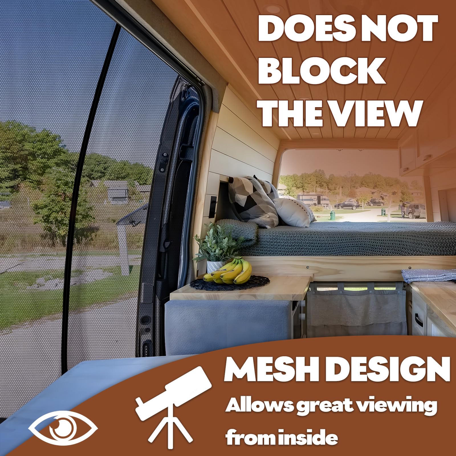 Zanzariera Magnetica Per Camper ZATOOTO - Per Mercedes Vito, Volkswagen Transporter/California - Foto 9