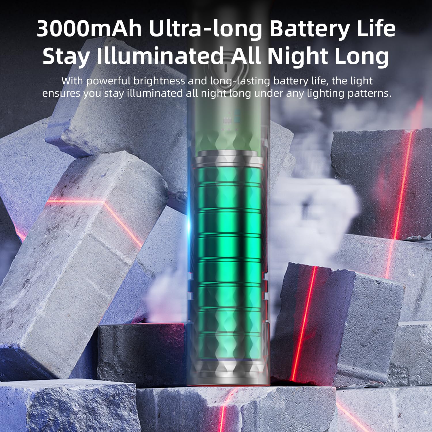 Lámpara de camping con 13400 mAh, luz de camping recargable, altura y ángulo ajustables, 6000 lm, IPX5 impermeable, linterna de camping para camping