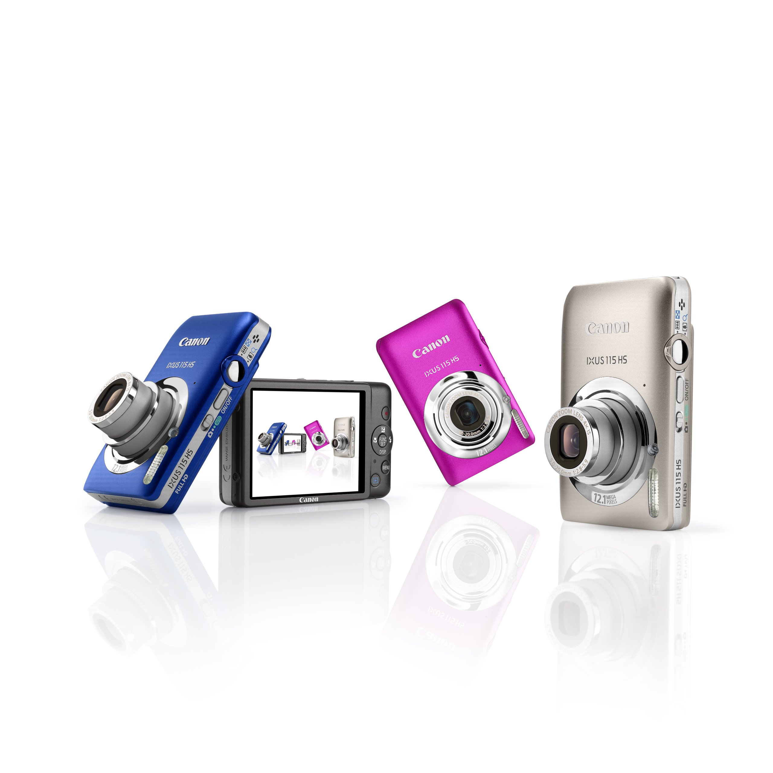 Canon IXUS 115 HS Digital Camera - Silver (12.1MP, 4x Optical Zoom Canon IXUS 115 HS Digital Camera - Silver (12.1MP, 4x Optical Zoom