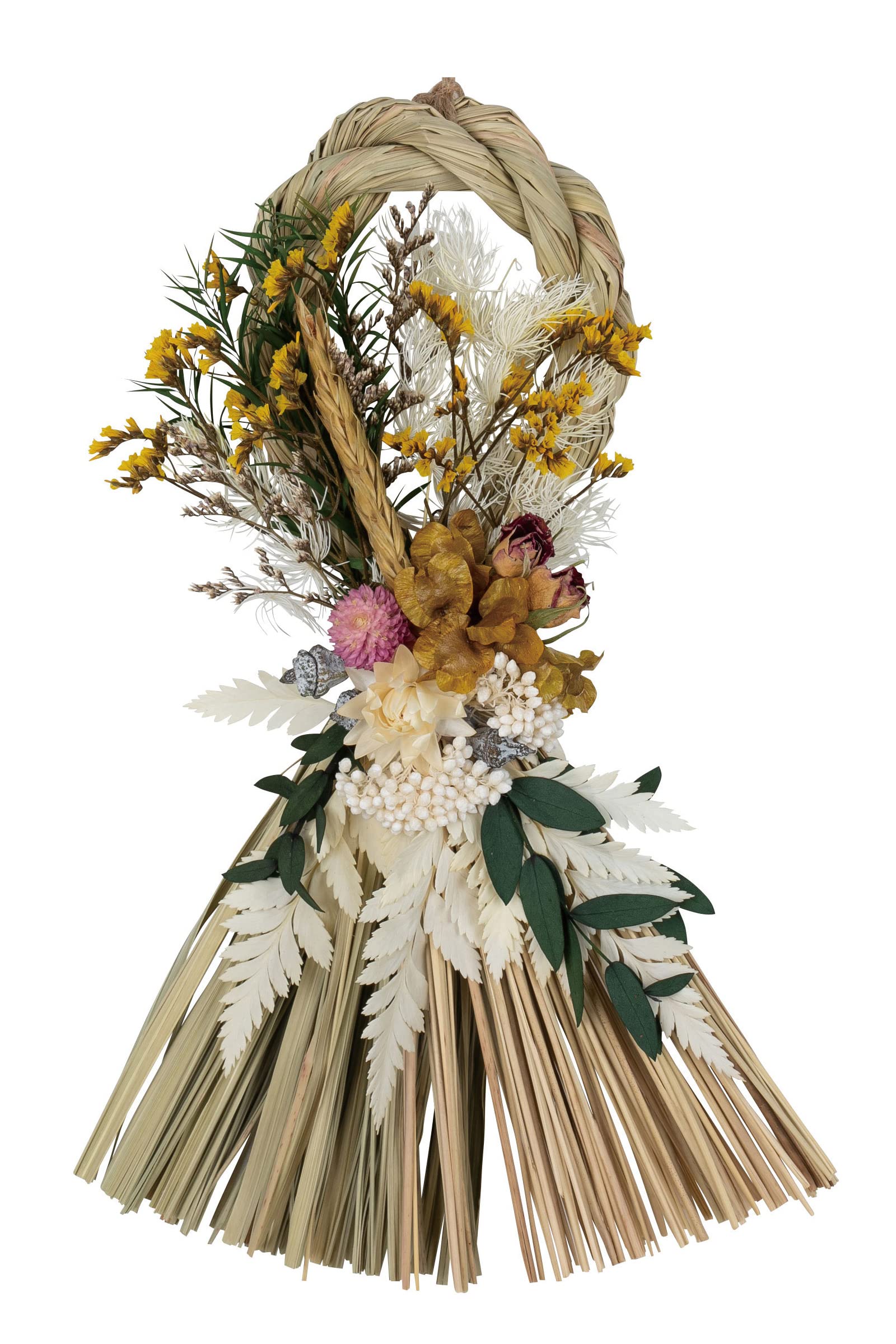 Amazon｜【SOMU 花縄】タッセル ドライフラワー プリザーブドフラワー