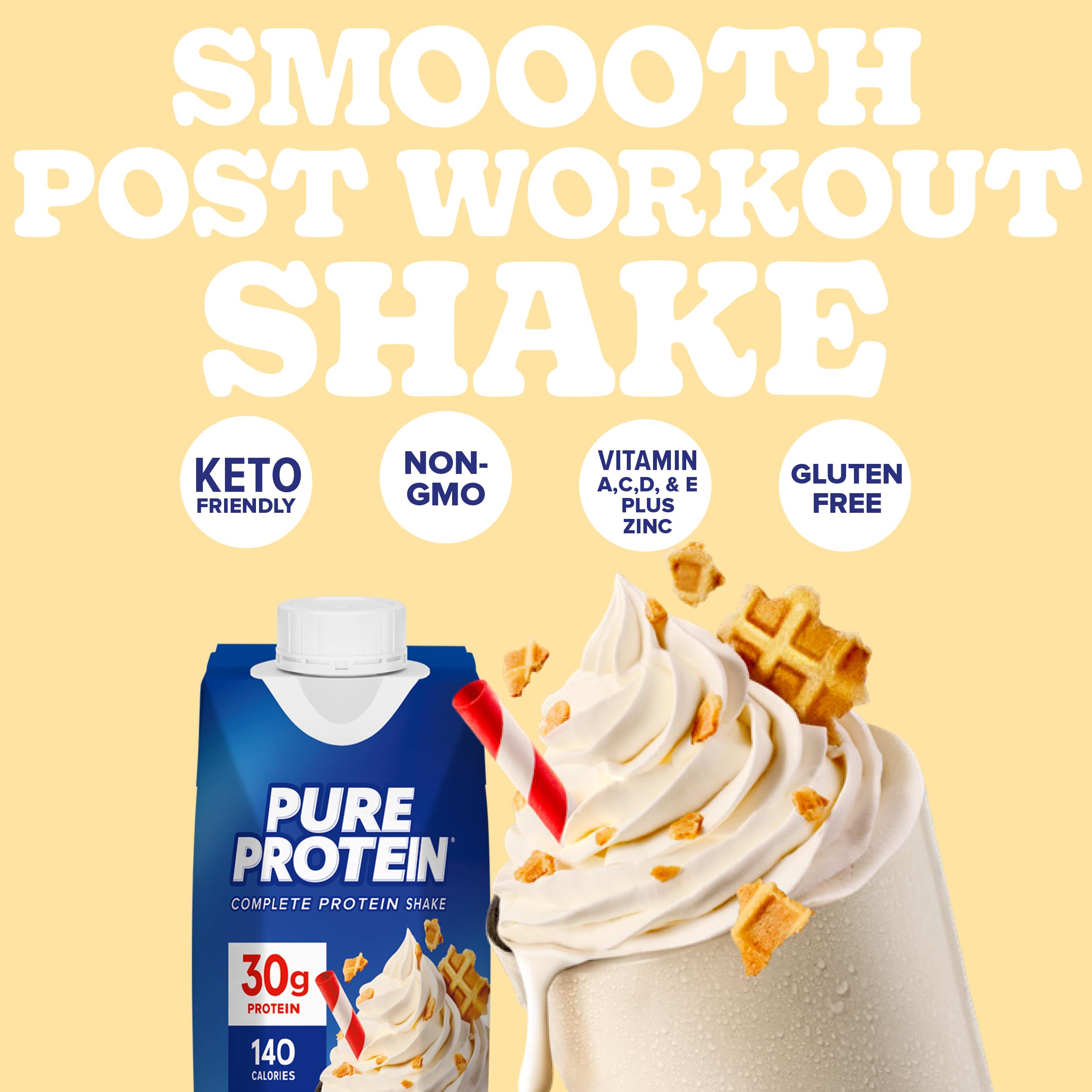 Pure Protein Vanilla Protein Shake, 30g Complete Protein, 12 Ct — Amazon image 5