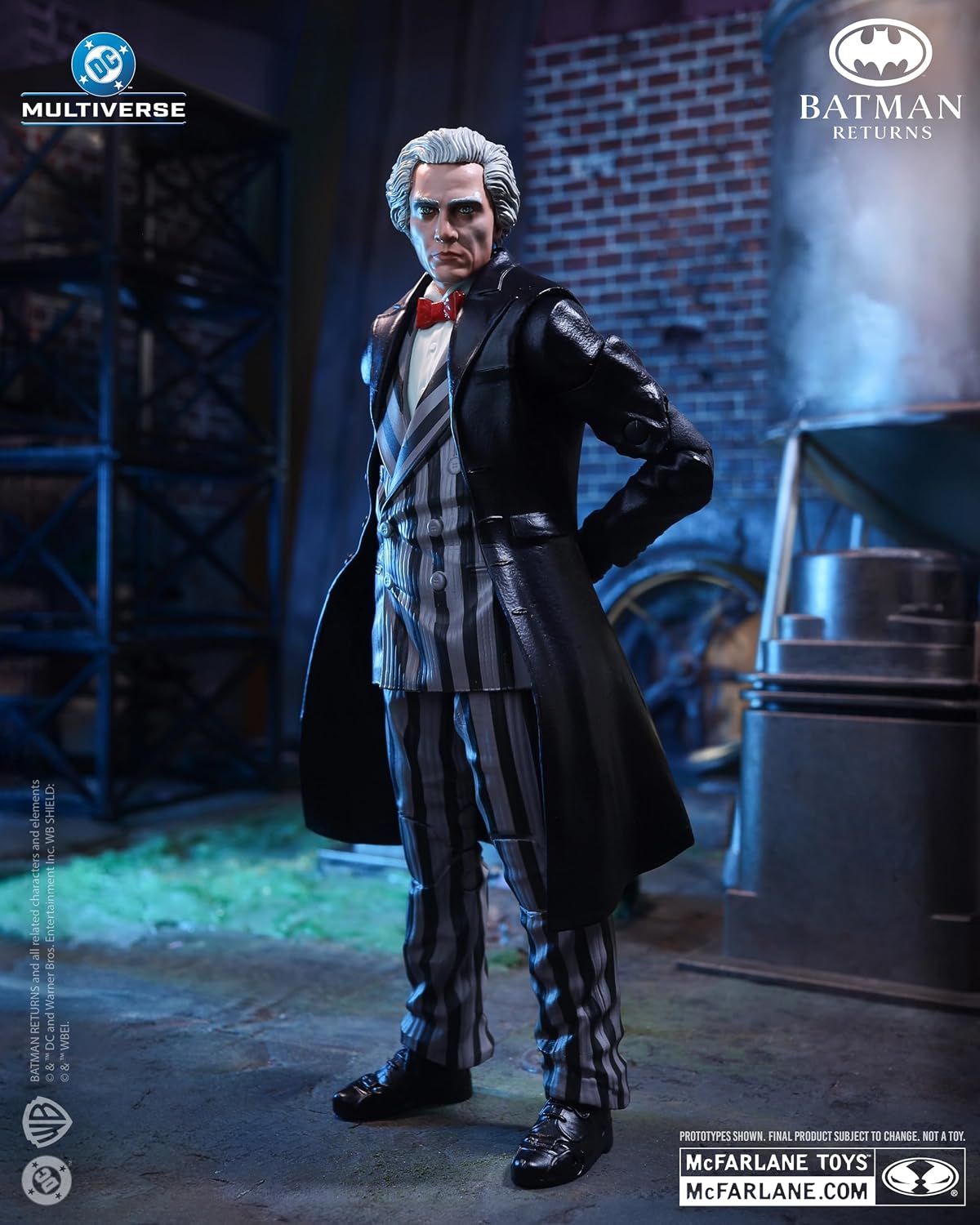 DC Multiverse Batman Returns 7 Inch Action Figure Deluxe Theatrical Edition Exclusive - Max Shreck Red Platinum
