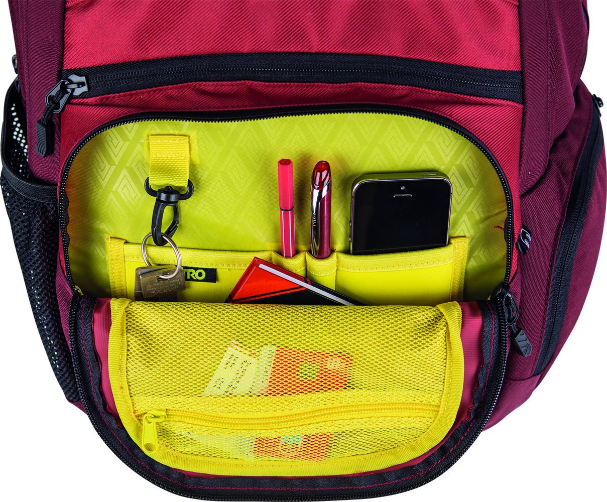 Nitro Snowboards Hero, Mochila tipo casual 37 litros, 52 cm, Chili
