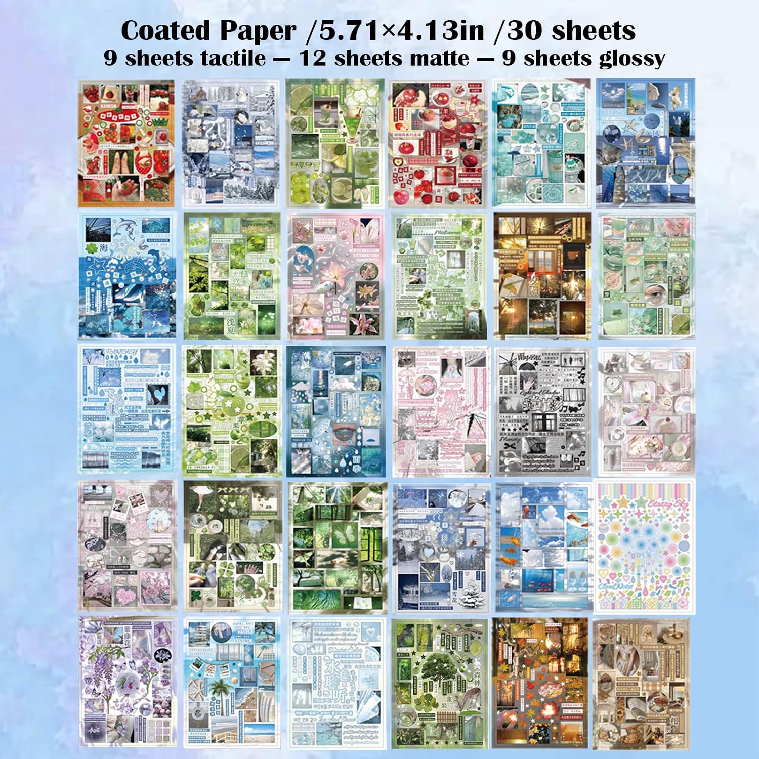 Japanese Sticker Book for Scrapbooking Supplies,600+ Journaling Stickers image 2