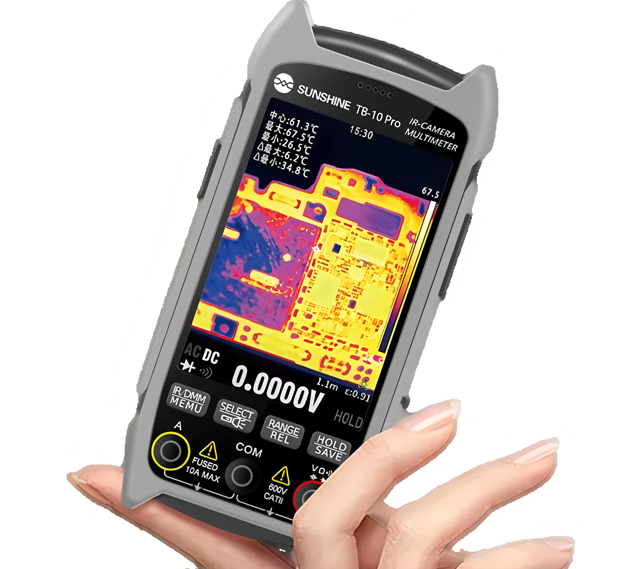 Imagerie thermique portable au quotidien pour réparer les cartes mères et téléphones mobiles