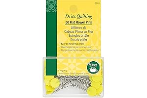 Dritz 3010 - 50 Flat Flower Quilting Pins