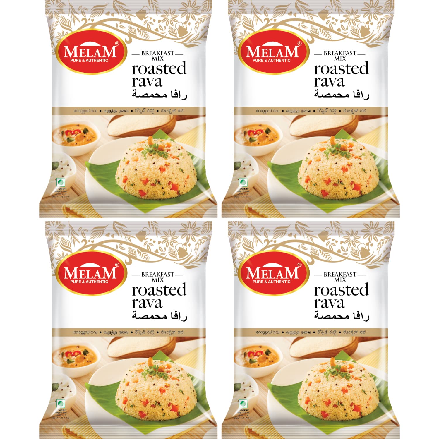 MELAM PURE AND AUTHENTIC Roasted Rava|Sooji|Semolina|Pack Of 4|Each 500G|Ideal For Preparing Uppuma,Kichadi,Kesari | (B0B8J7FG3L) Amazon Price History, Amazon Price Tracker