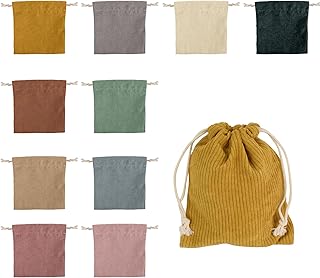 Mini bolsa de pana con cordón, 10 unidades, p...