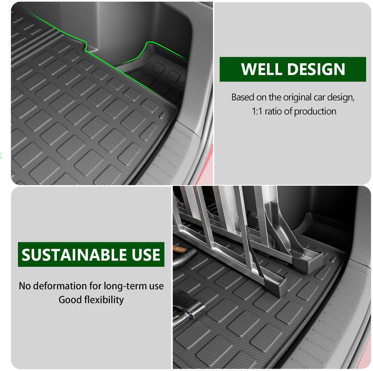 xipoqix Cargo Mat Compatible with 2023-2025 Mazda CX50 Trunk Liner Cargo Liner Trunk Mat Replacement for 2023-2025 Mazda CX-50 Accessories (Cargo Mat)