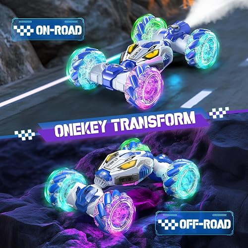 Miniatura 6 de Autos de acrobacias RC con detección de gestos - Juguetes para niños y niñas de 6 a 12 años  El mejor regalo para niños de 6 a 12 años  Coche