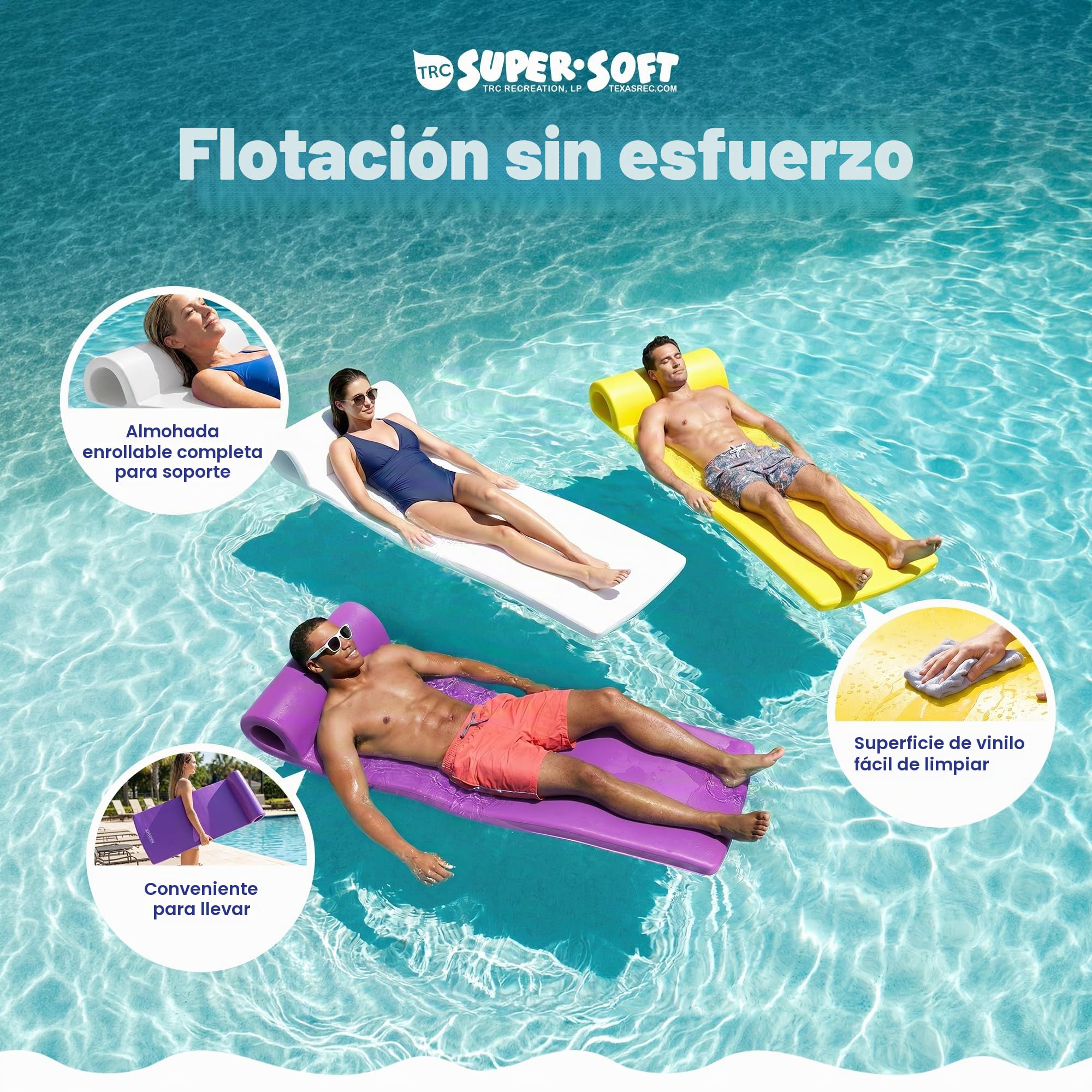 TRC Recreation Sunsation - Flotador para Piscina