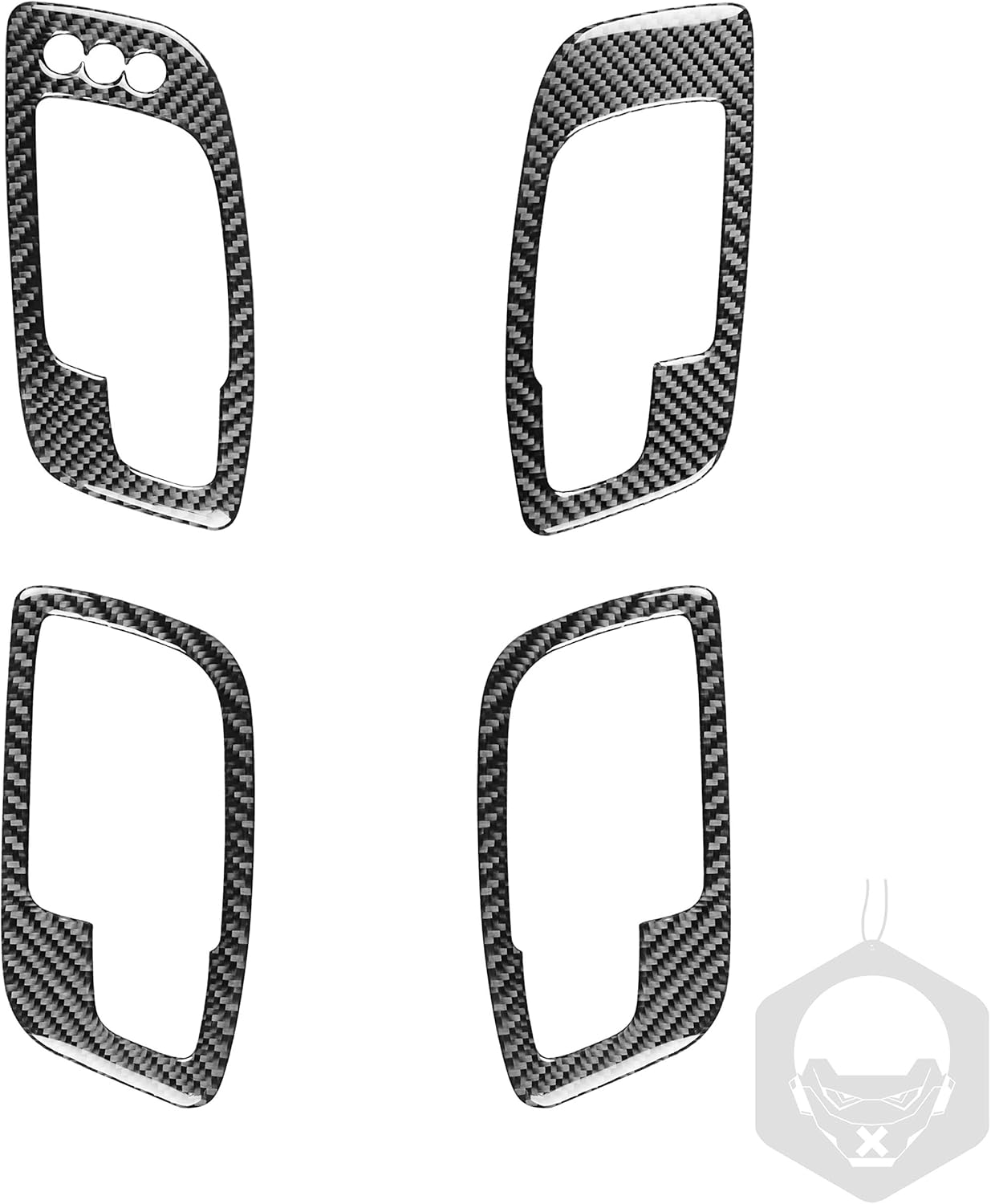 Dash Navigation Panel Trim Cover Compatible with Chrysler 300 2011 2012 2013 2014 2015 2016 2017 2018 2019 2020 2021 2022 Real Carbon Fiber Interior Accessories (Not Fit 2023)