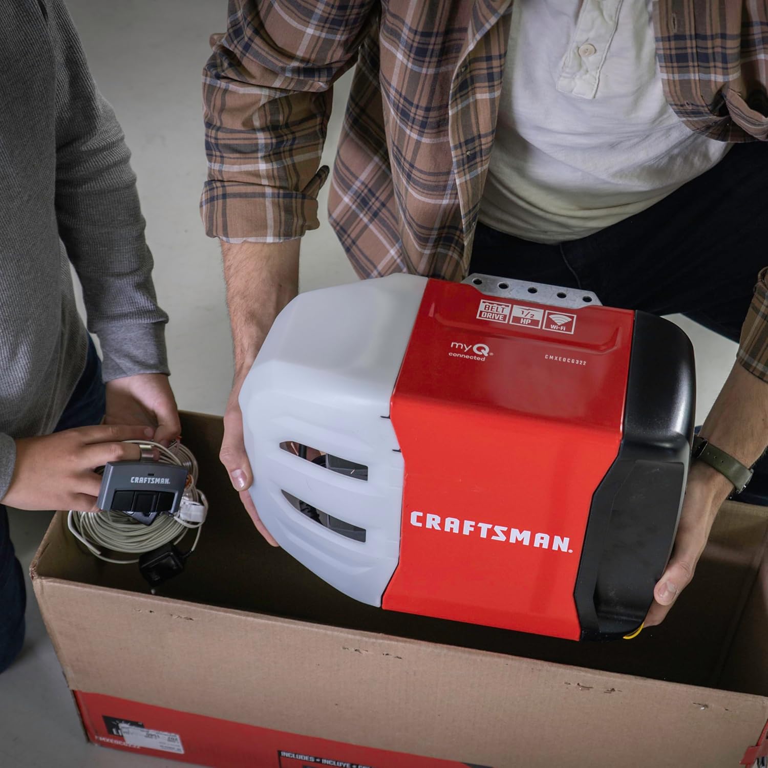 CRAFTSMAN 1/2-HP Smart Belt Drive Garage Door Opener Wi-fi Compatibility CRAFTSMAN 1/2-HP Smart Belt Drive Garage Door Opener Wi-fi Compatibility