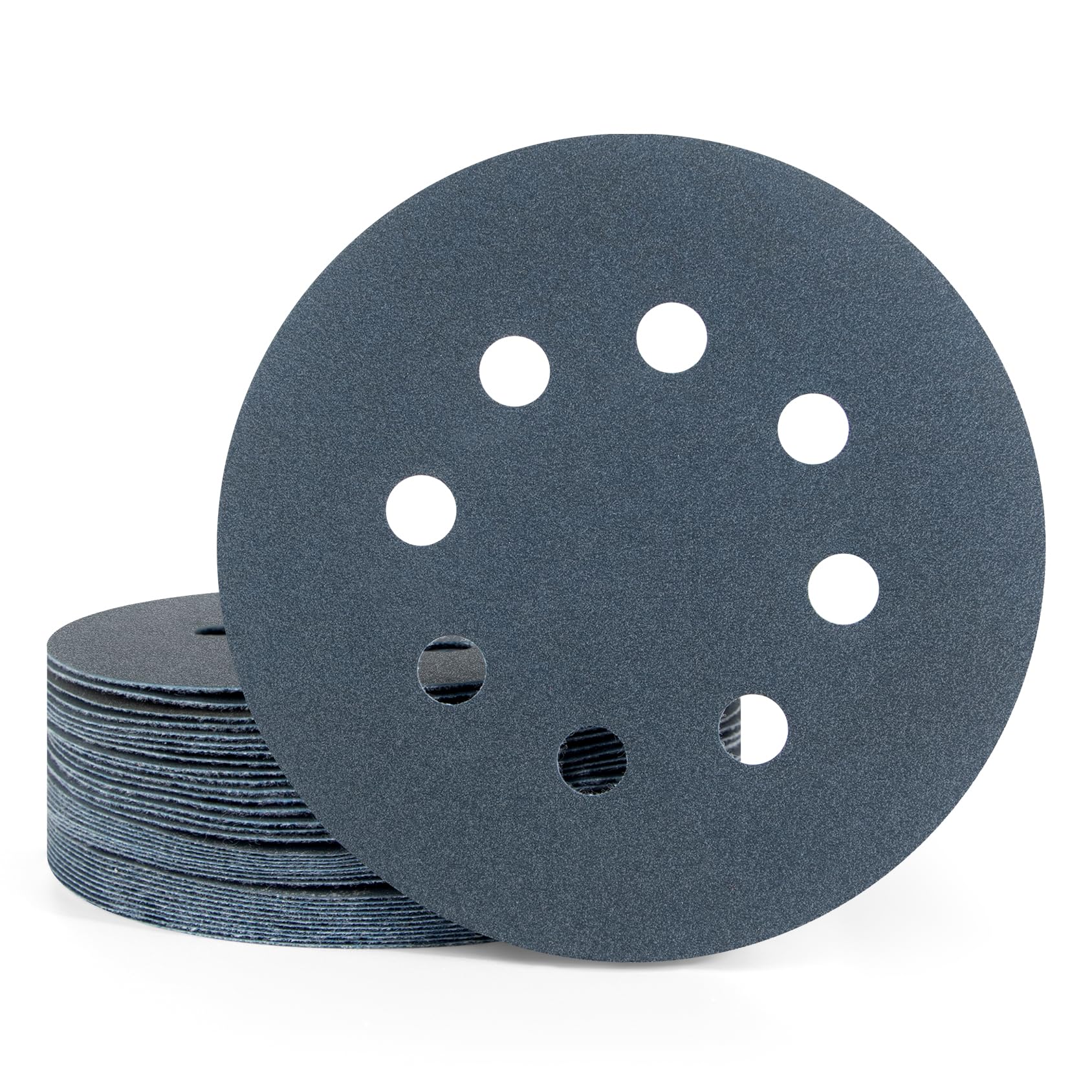 Viaky 36Pcs 125mm Wet Dry Sanding Discs, Hook and Loop Random Orbital Sander Pads 600 Grit | Silicon Carbide Sandpaper for Wood, Metal, Furniture & Auto Polishing — image 1