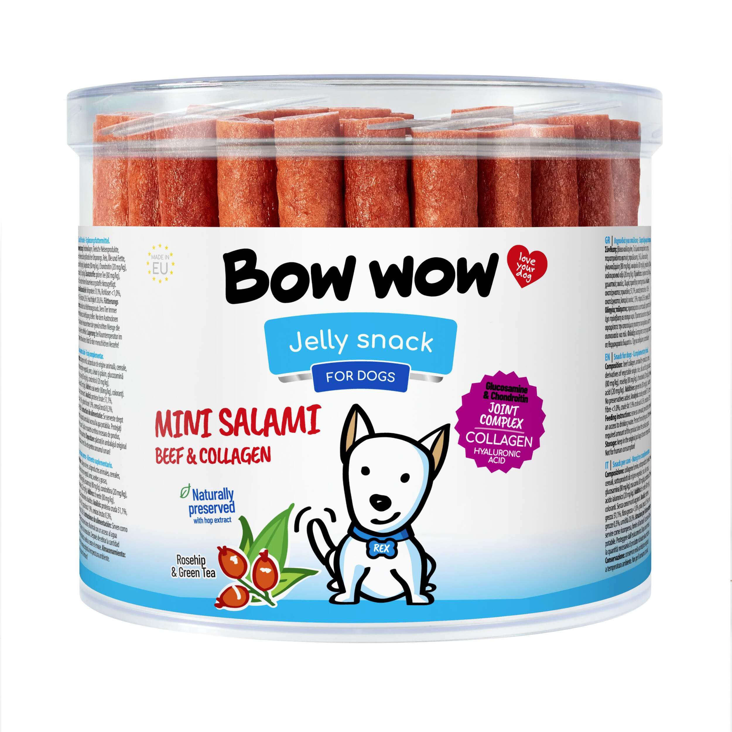 Bow Wow Salami Beef, Chicken, 5 kg