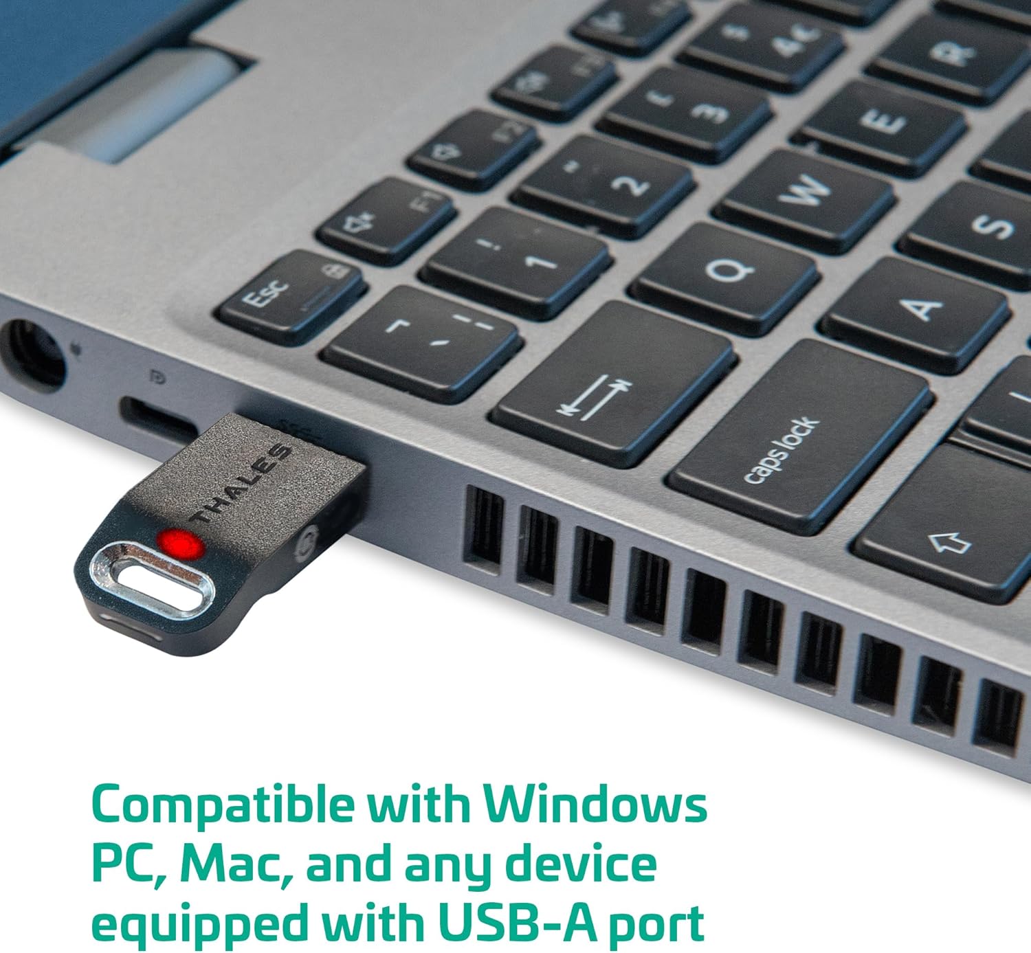 Thales - SafeNet eToken FIDO - FIDO2 Certified Security Key - Passwordless Phishing-Resistant Authentication for Web Apps, Devices & Desktops - USB-A - Image 6
