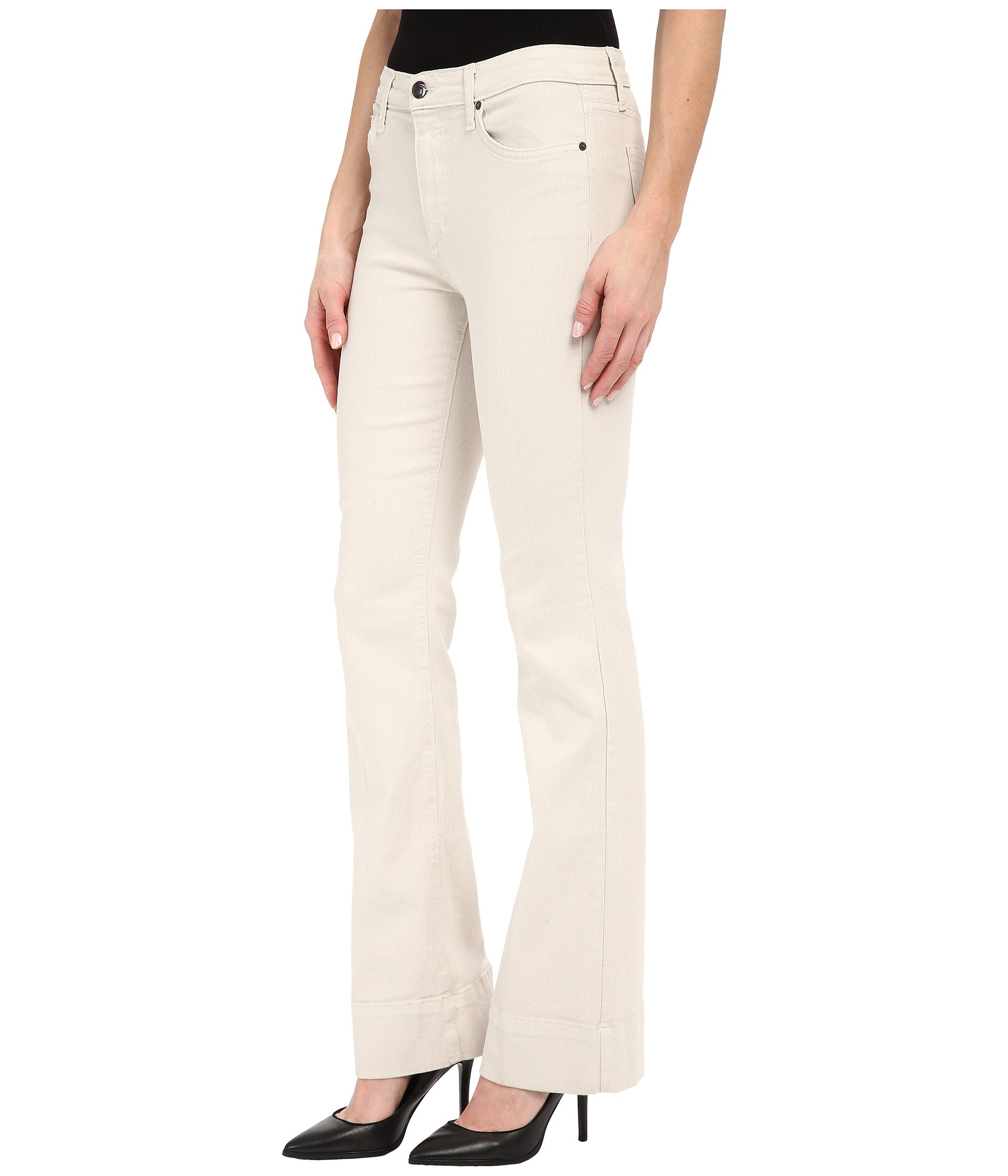 Joe's Jeans Flawless Charlie Flare in Winter White at 6pm