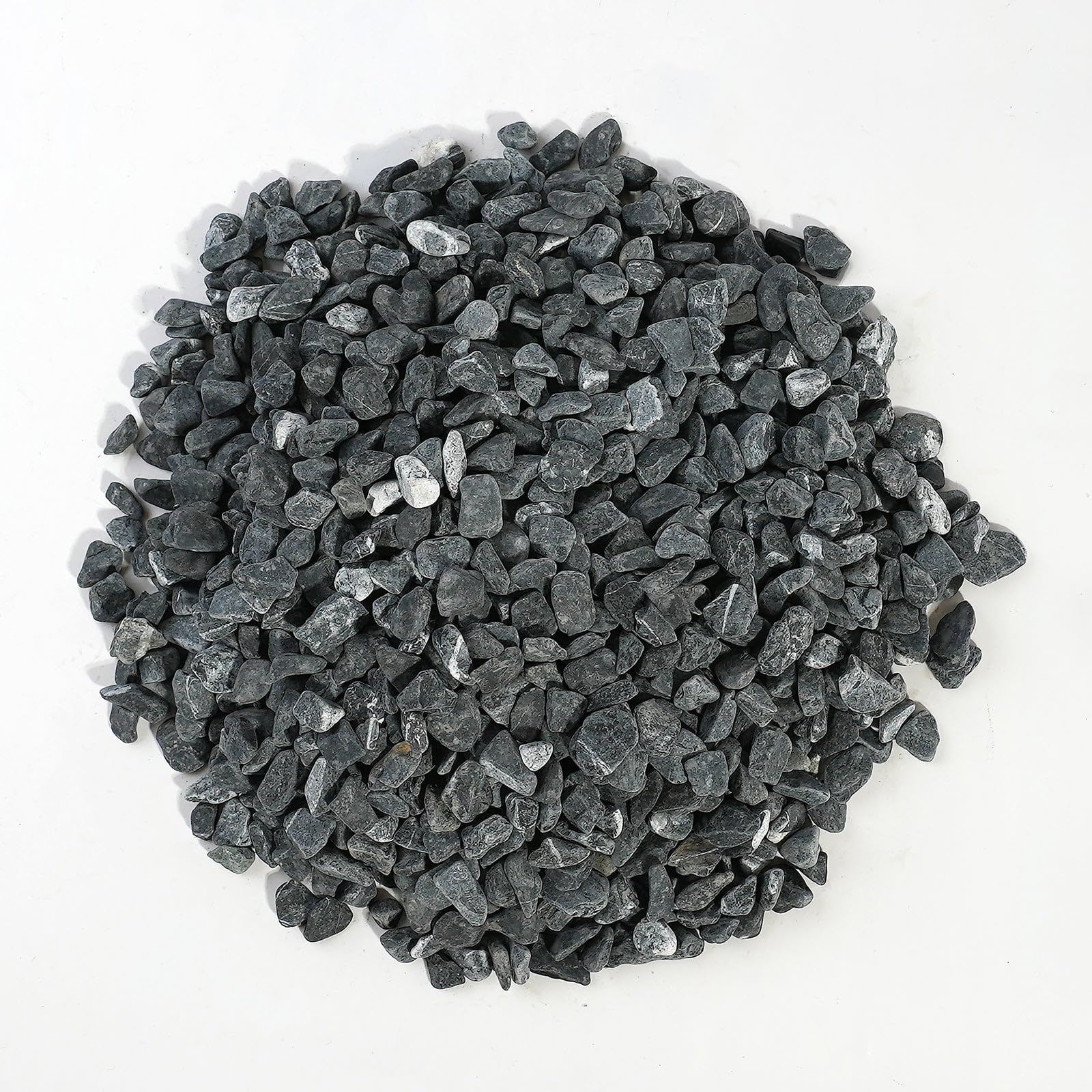 CONSDAN 72 LBS Natural Gravel(6 x 12 LBS Bags) for Fish Tank, StoneCreek Betta Fish Aquarium Gravel, Vase Filler, River Rocks, Landscaping, Perfect for Aquarium Decor, Fish Tank, Indoor Plant, Black