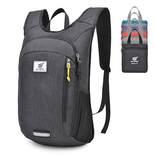 SKYSPER Sac à Dos Pliable Ultraléger 10L, Étanche, pour la